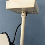 Vintage Philips beige downrod ceiling lamp