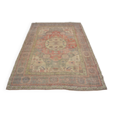 Tapis vintage Oushak noué à la main sku 1453