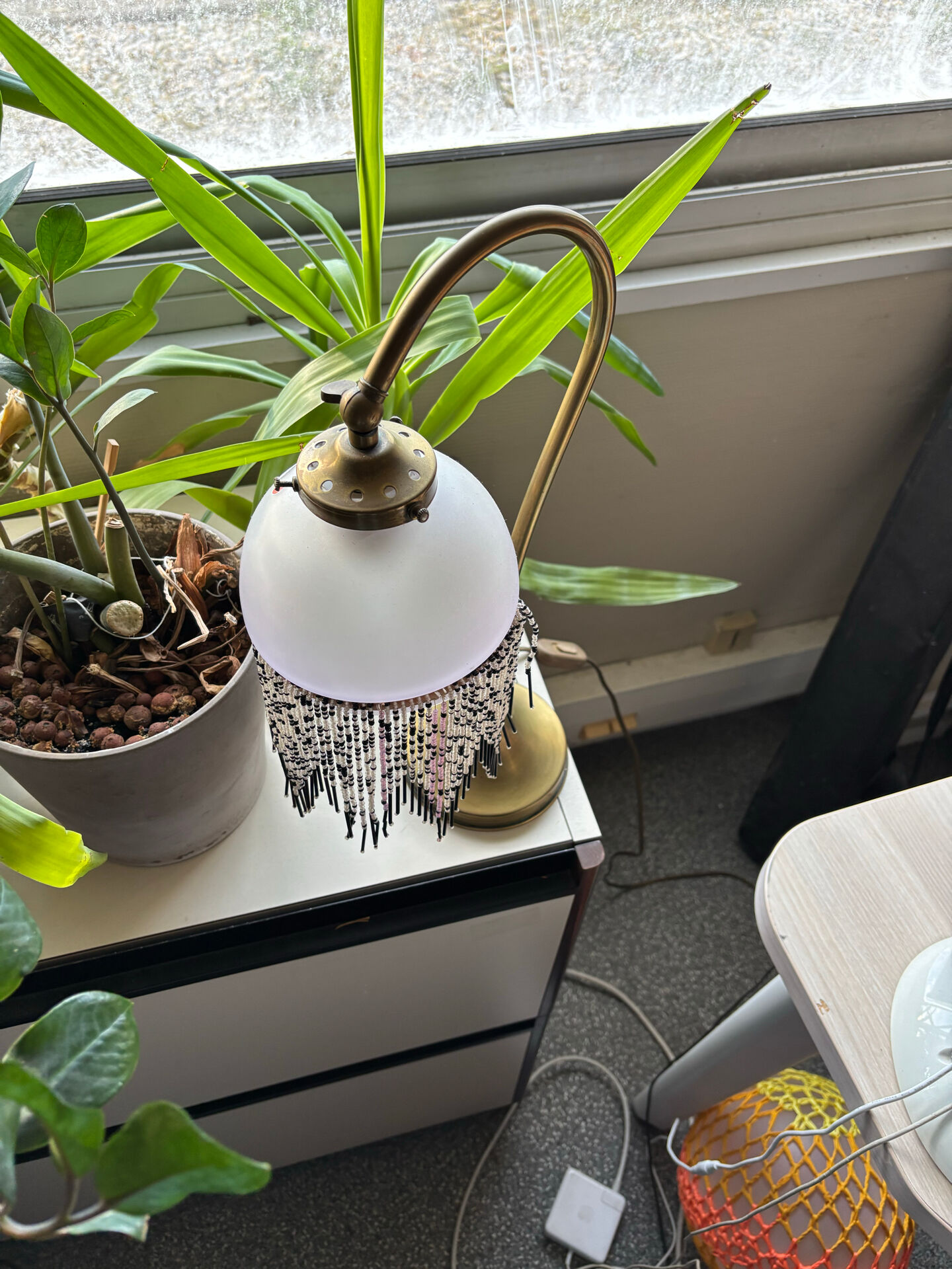 Lampe de bureau Art Deco « col de cygne »
