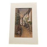 Drawing representing an alley