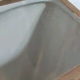 Jean payen large rectangular ceramic vase monogrammed 20th century