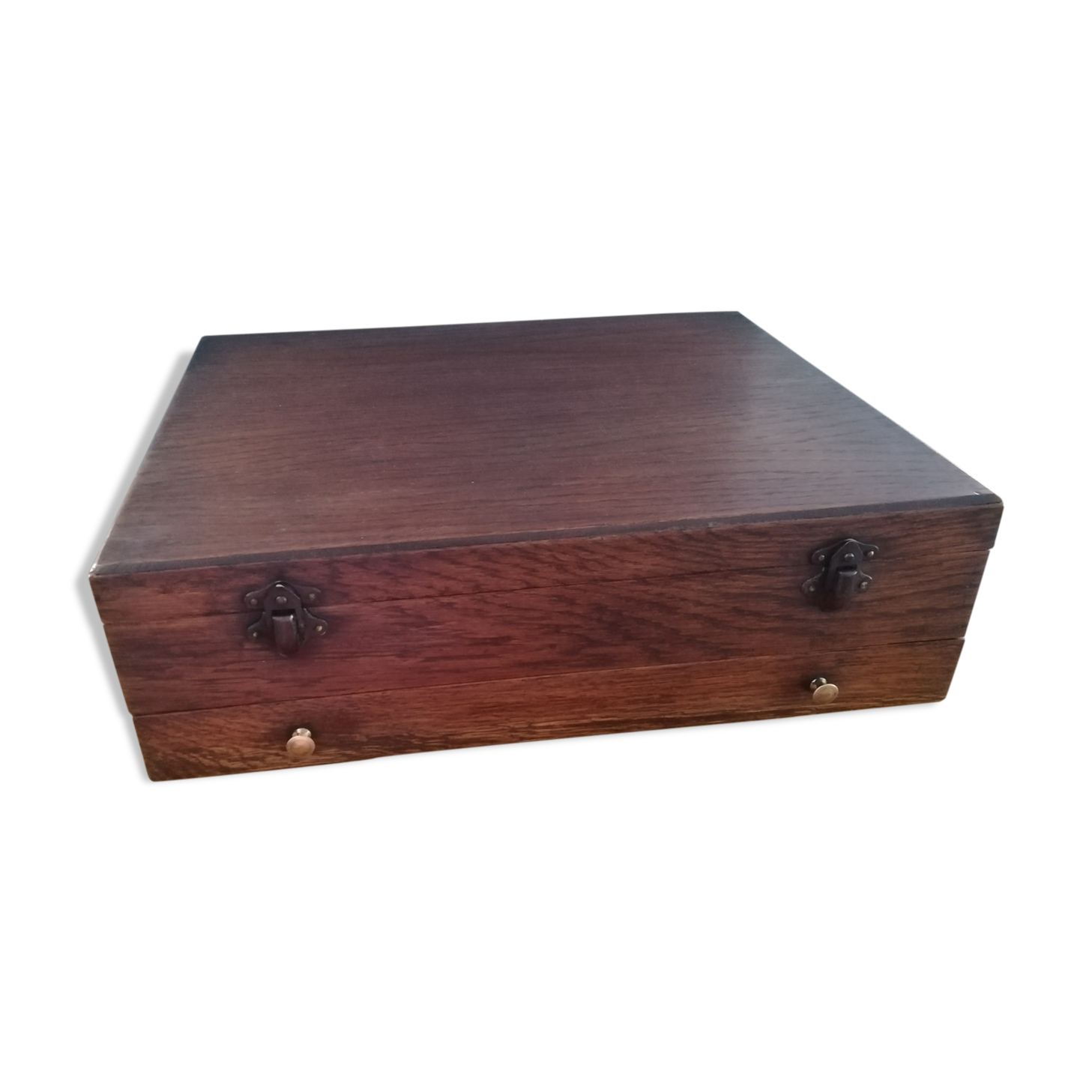 small old wooden box