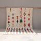 Large handmade colourful rug, 300 x 215 cm - G1075