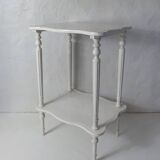 old wooden side table