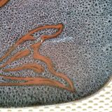 Ceramic dish with fish decoration, Notre Dame du Bec Abbey, 1960s