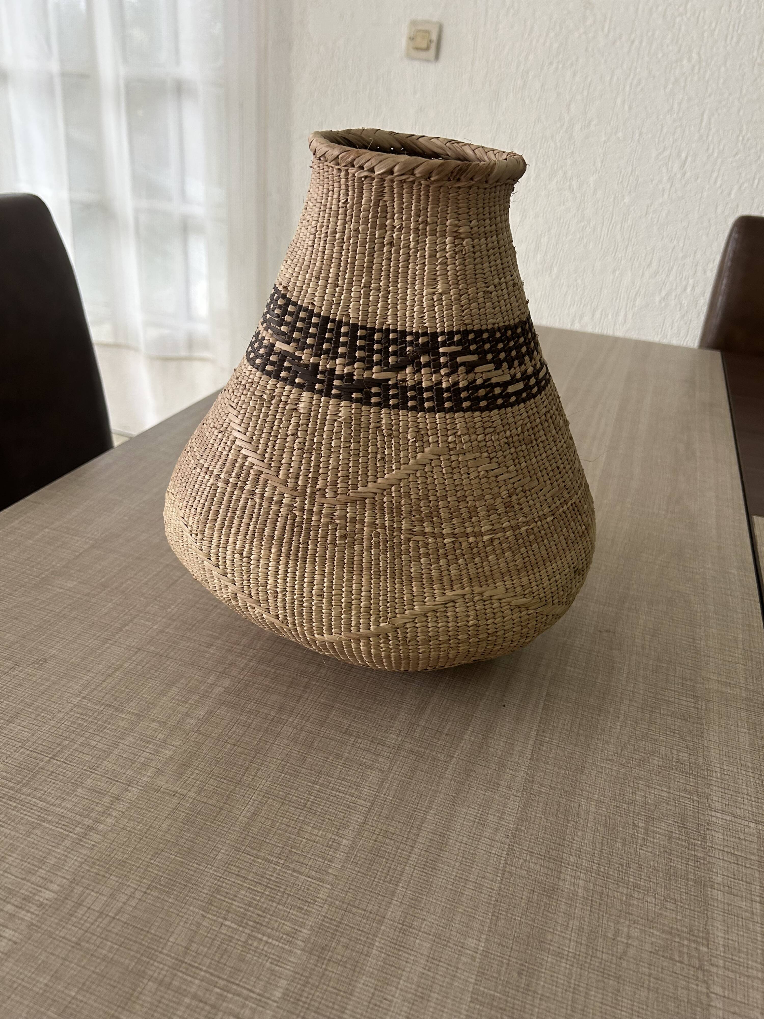 Panier Africain Binga (Tonga) tissé à la main