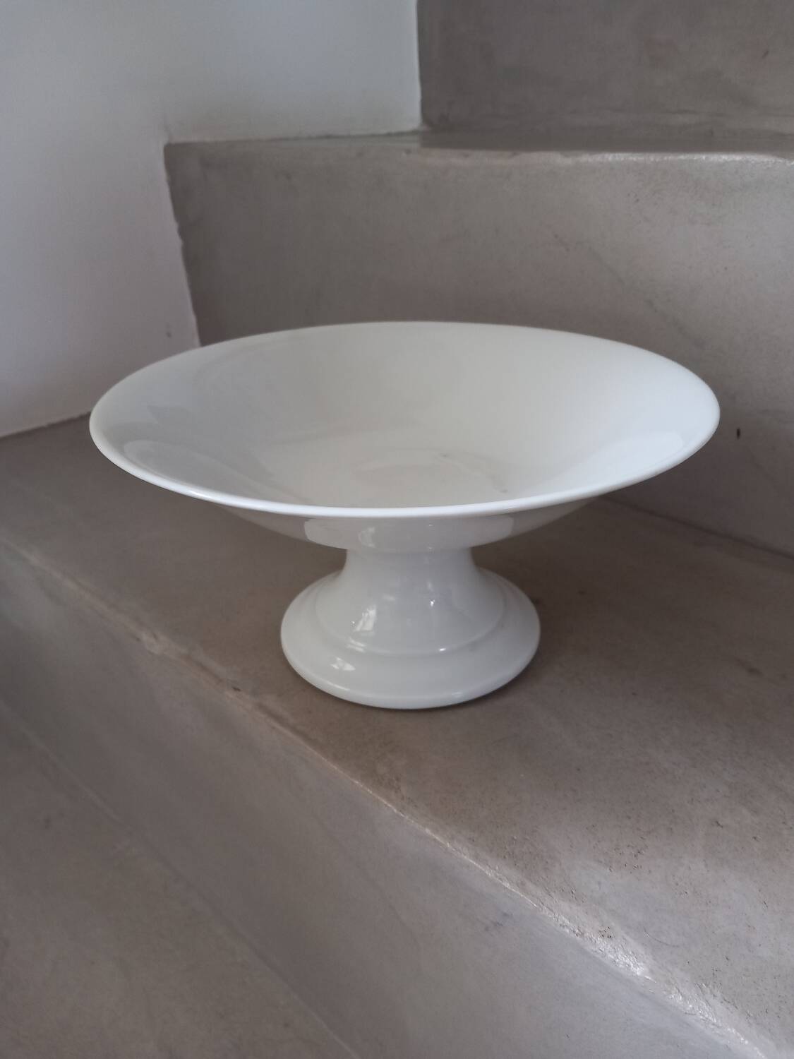 Old porcelain compote bowl