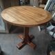 Table bois teck vernis Médicis jardin