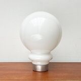 Italian replacement glass for mid-century space age spy lamp by Mazzega, 1960s.