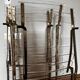 Set of 4 plexiglass folding chairs by Yonel Lebovici and Bernard Berthet 1970