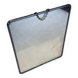 Barber mirror with chain, 28.5x22.5cm