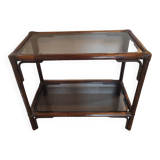 Console vintage en rotin