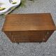 Vintage oak commode from the 1960s.