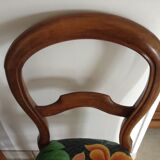 Pair of old chairs in walnut