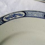 6 flat plates in Earthenware KG Lunéville livry model - D 21cm