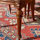 Suite de 6 chaises en noyer style Louis XVI