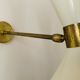 Pair of white Italian wall appliques