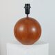 Pair of vintage mid century teak table lamps Kirk Copenhagen