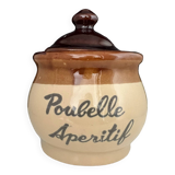 Appetizer table trash bin