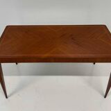 Italian Art Deco Coffee Table in Teak and Maple by Paolo Buffa, 1950s