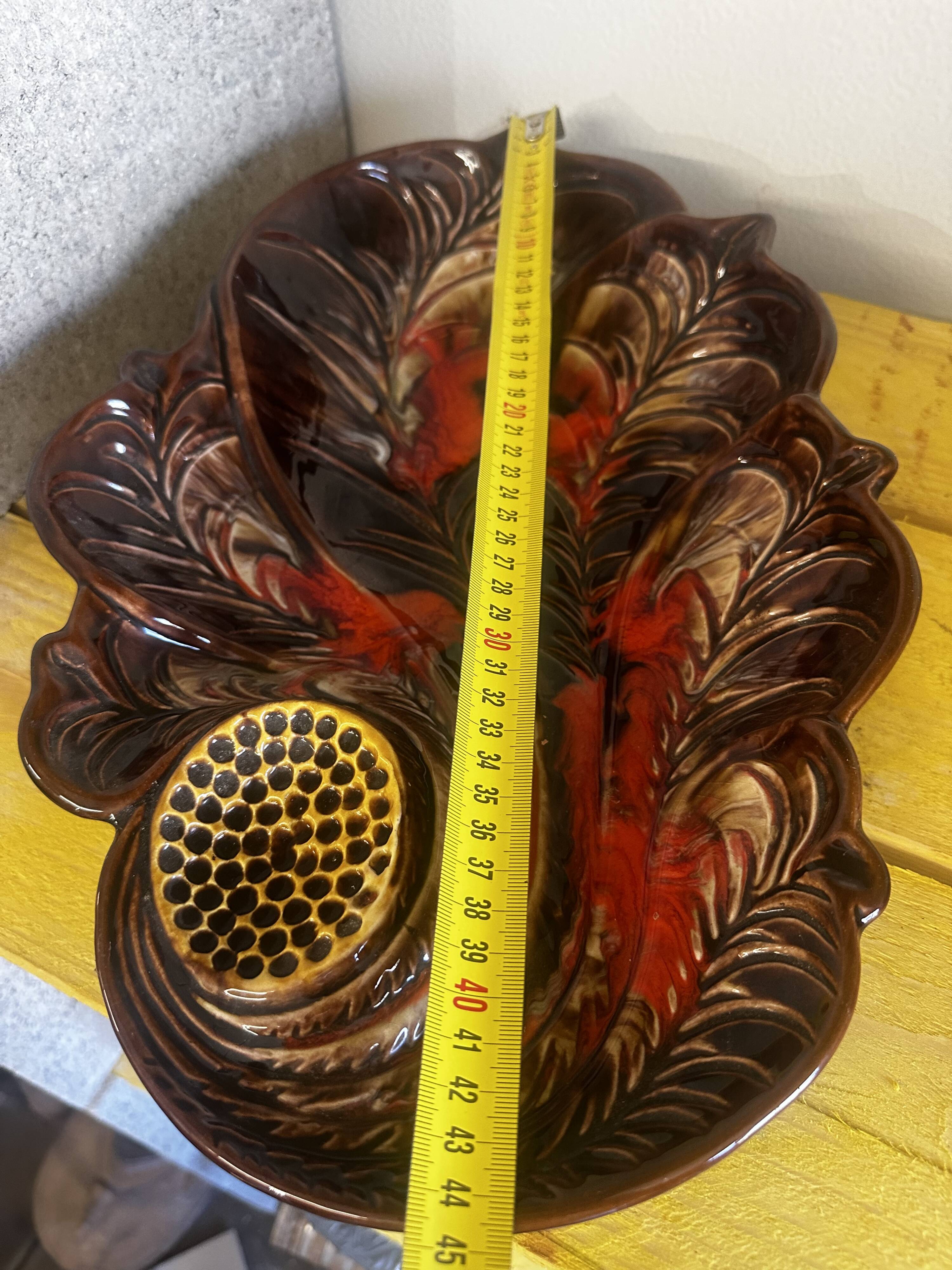 Large Fruit Bowl - Ceramic Centerpiece Vallauris 60s