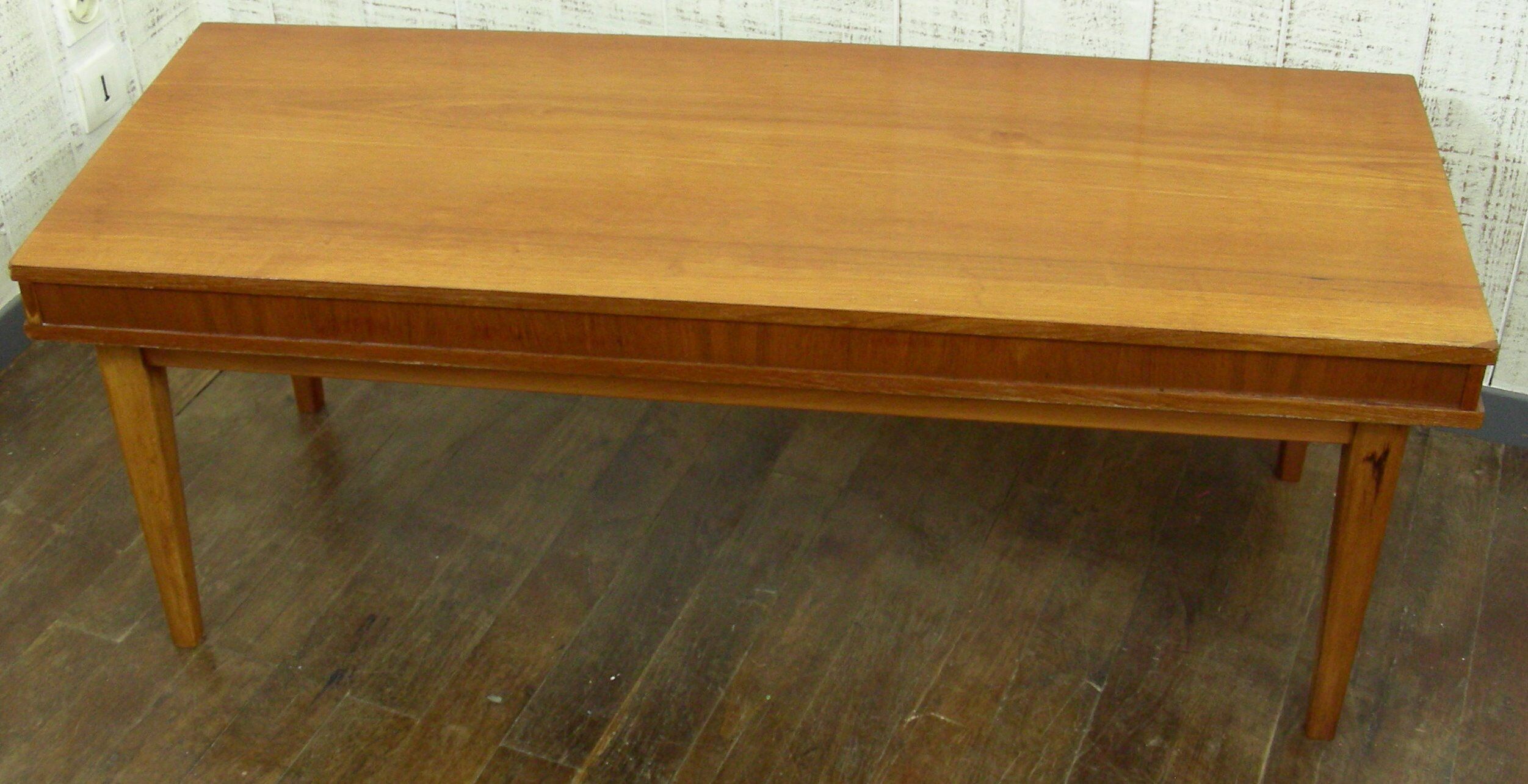 table low convertible pull-out vintage 1960