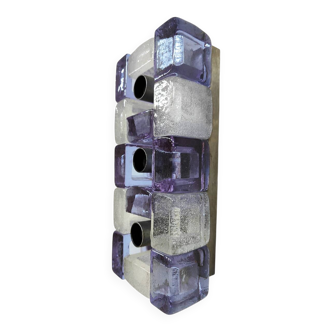 Vintage Murano glass wall lamp sconce Albano Poli Poliarte