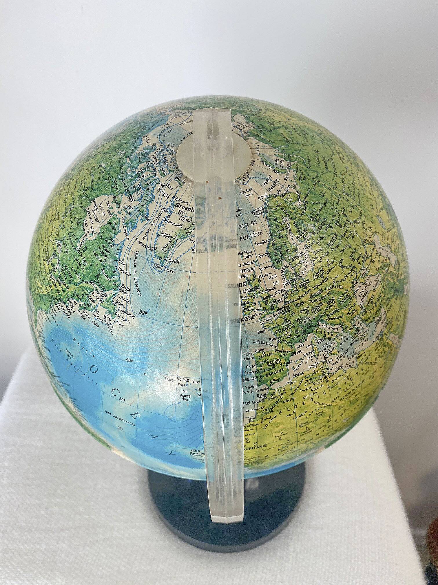 nova rico luminous earth map 1975