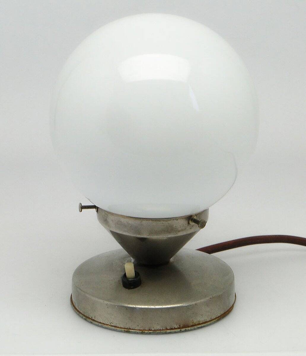 Art Deco bedside lamp from Polam, Poland, 1960s