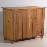 Antique solid pine chest of drawers – European rustic carved chest of drawers – circa 1900