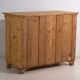 Commode ancienne en pin massif – Commode rustique européenne sculptée – circa 1900