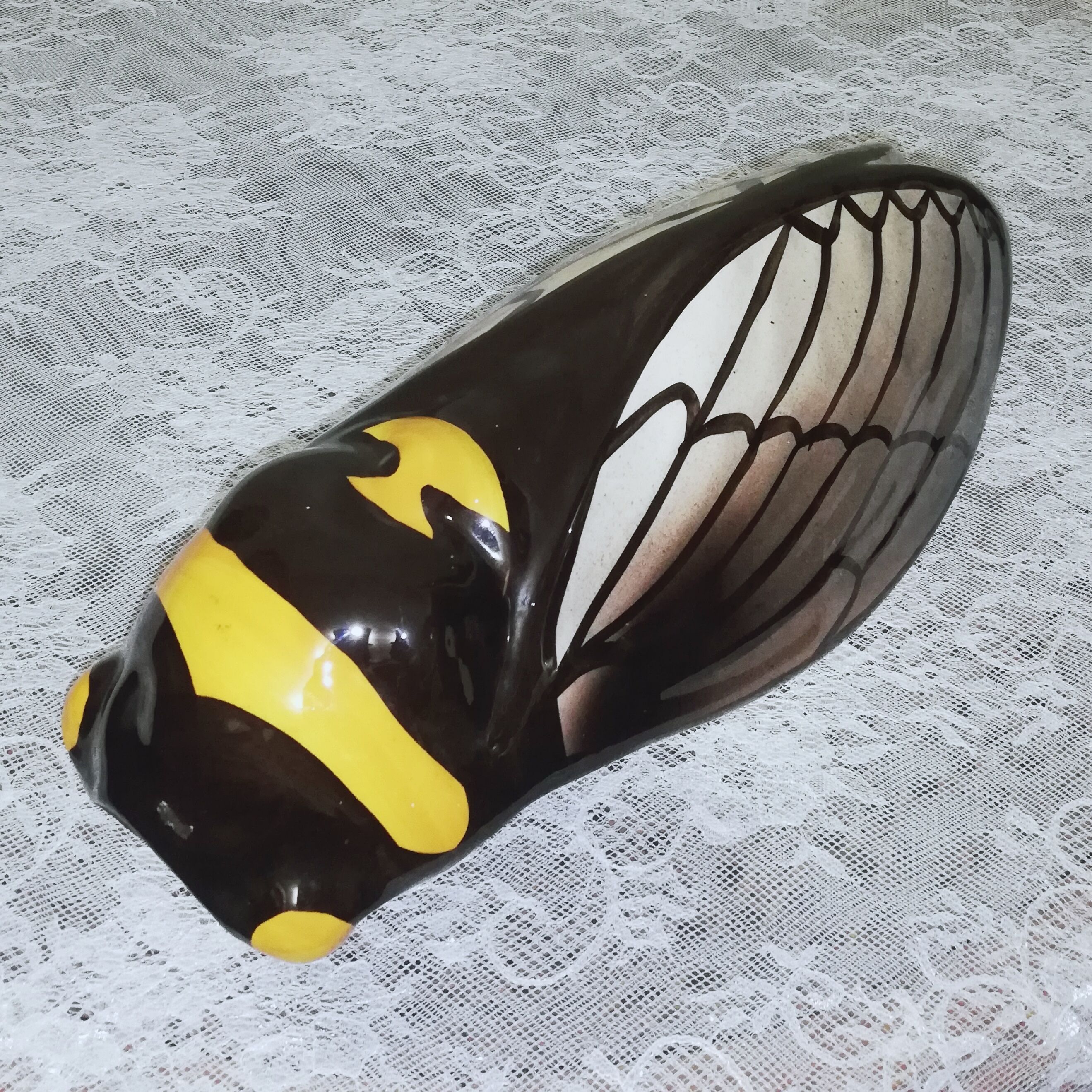 Bouquet cicada ceramic length 35cm