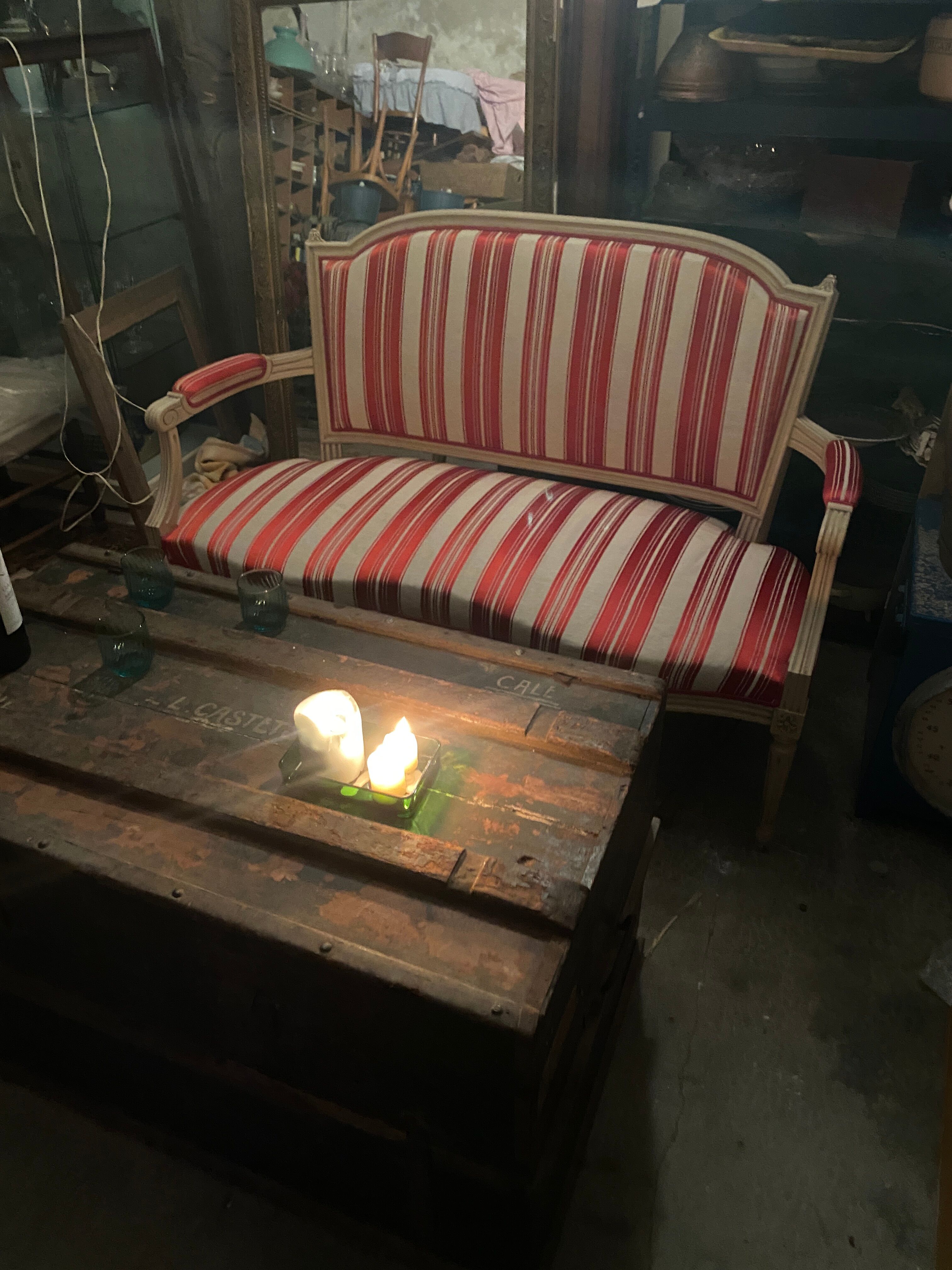 Louis XVI style bench