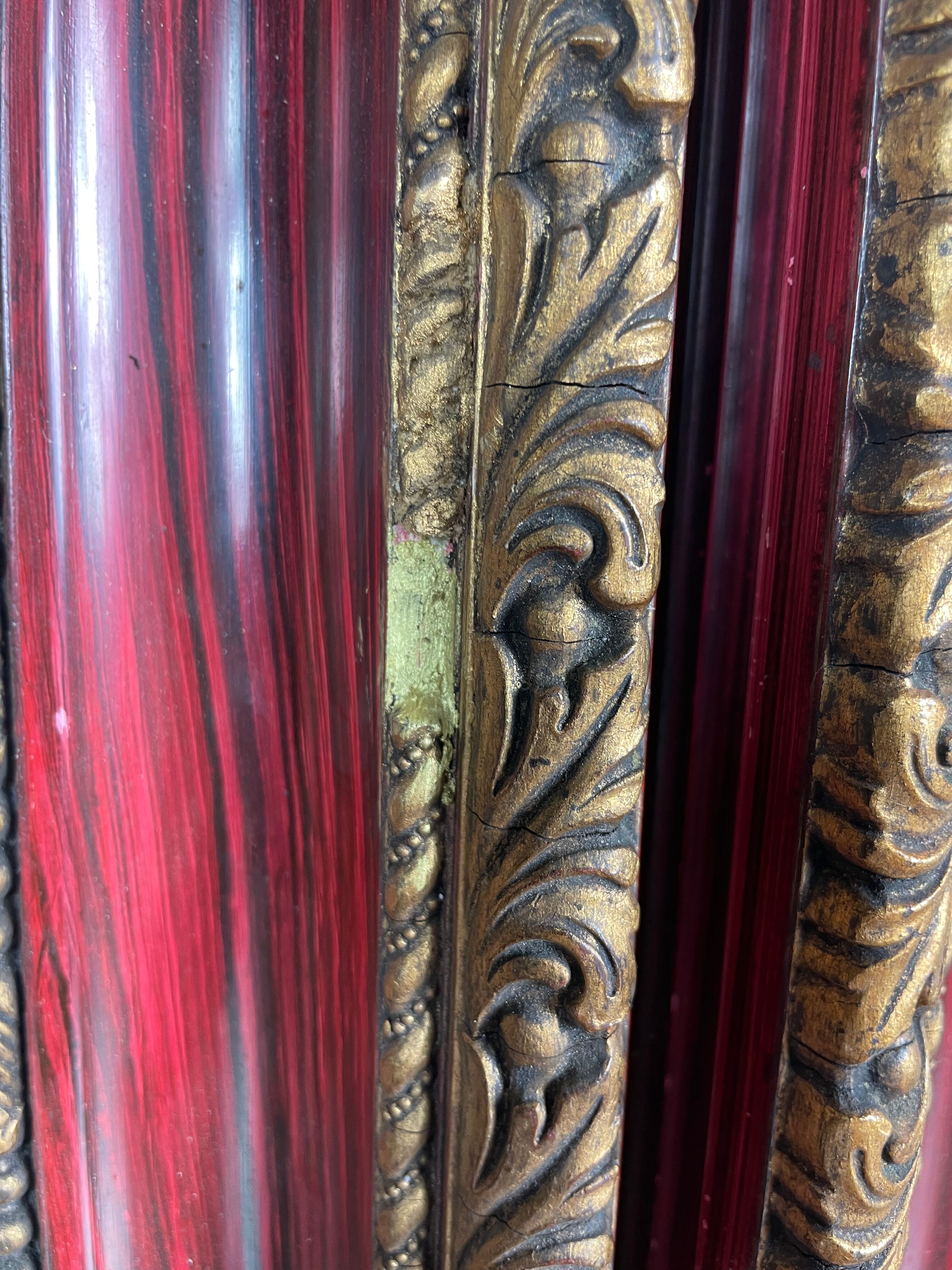 Pair of oil on canvas "Bouquets of roses"