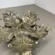rare 36cm silver tone Metal Florentiner Leaf Theatre Ceiling Light, Italy