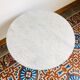 Brass and marble round coffee table