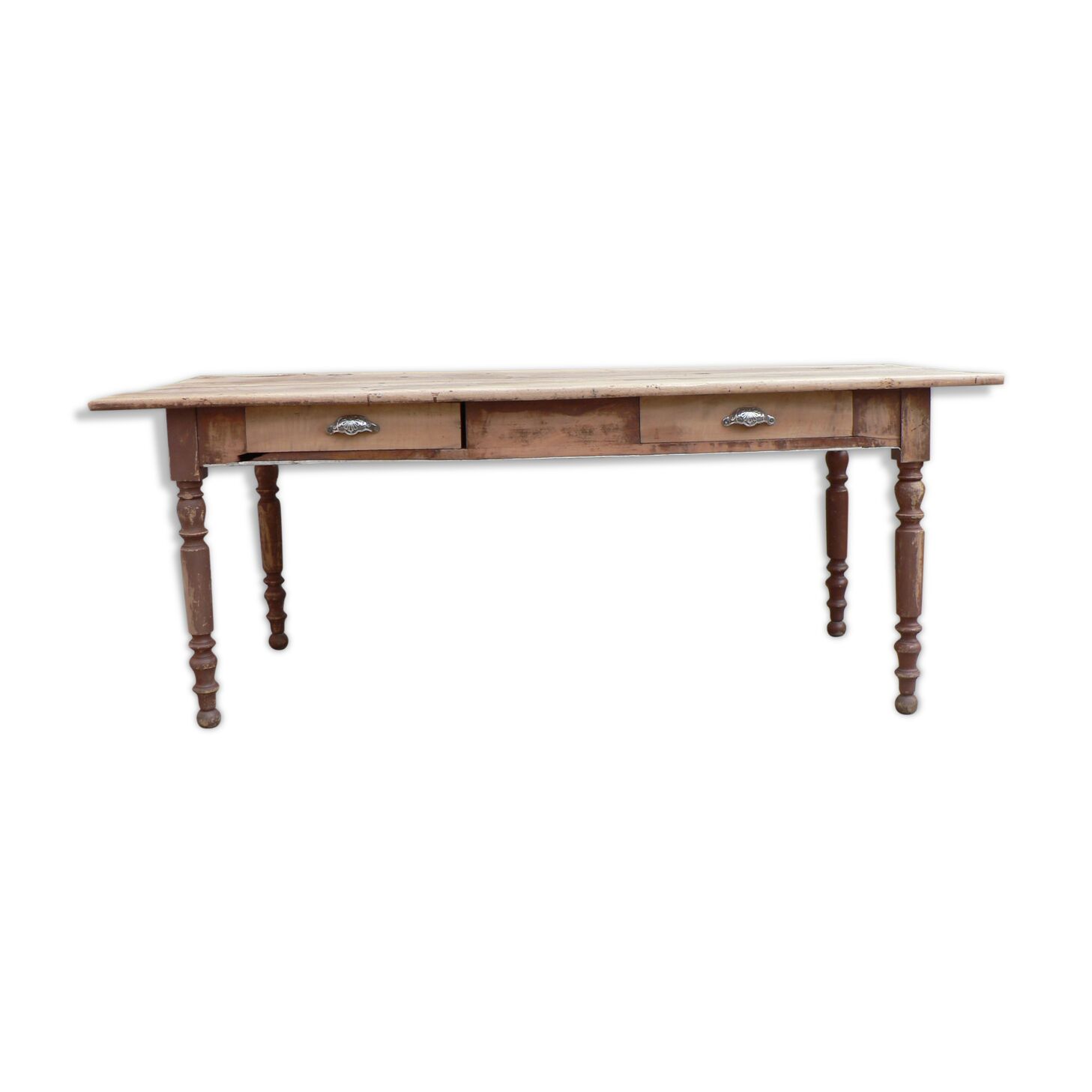 Table de ferme en noyer