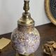 Ceramic and brass lamp