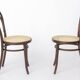 Set of 2 Antique Thonet Bentwood Chairs, Vienna Cafe Chairs, Early 1900s
