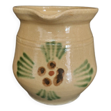 Alsatian glazed terracotta pitcher from Soufflenheim, early 20th century