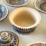 Artisanal Moroccan Dish Service 8 pieces