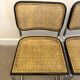 Pair of Marcel Breuer B32 Cesca chairs made in Italy.