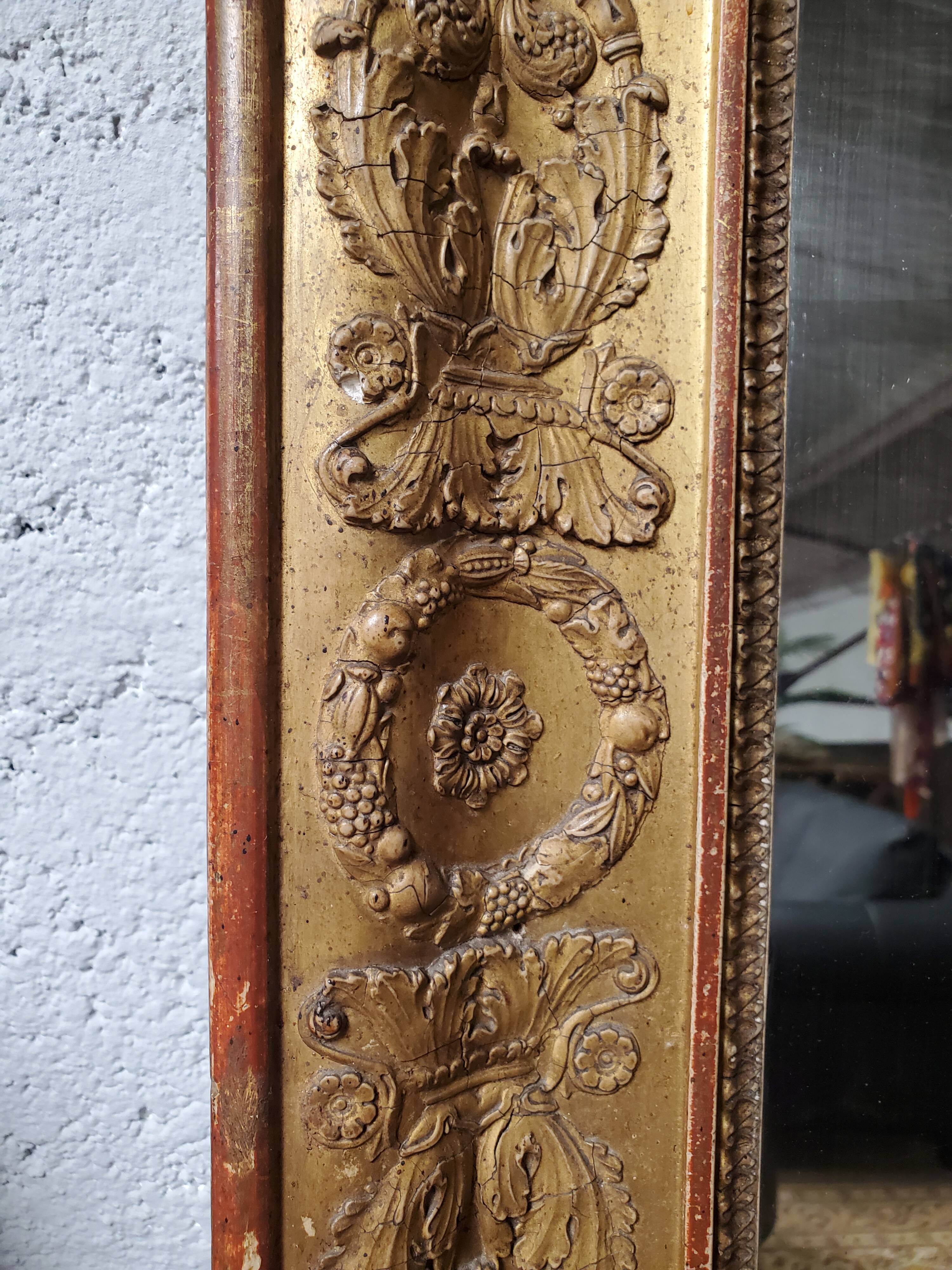 Large antique mirror