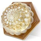 Globe Ceiling lamp in iridescent glass