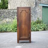 Old wardrobe, 1-door wooden wardrobe, old hosiery, storage unit, brutalist, 19th century