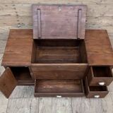 bench - teak safe from Burma