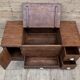 banc - coffre en teck birman