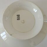 Longwy art deco piedouche dish