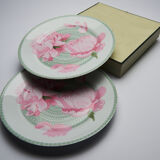 2 plates Hermès Peonies 27cm