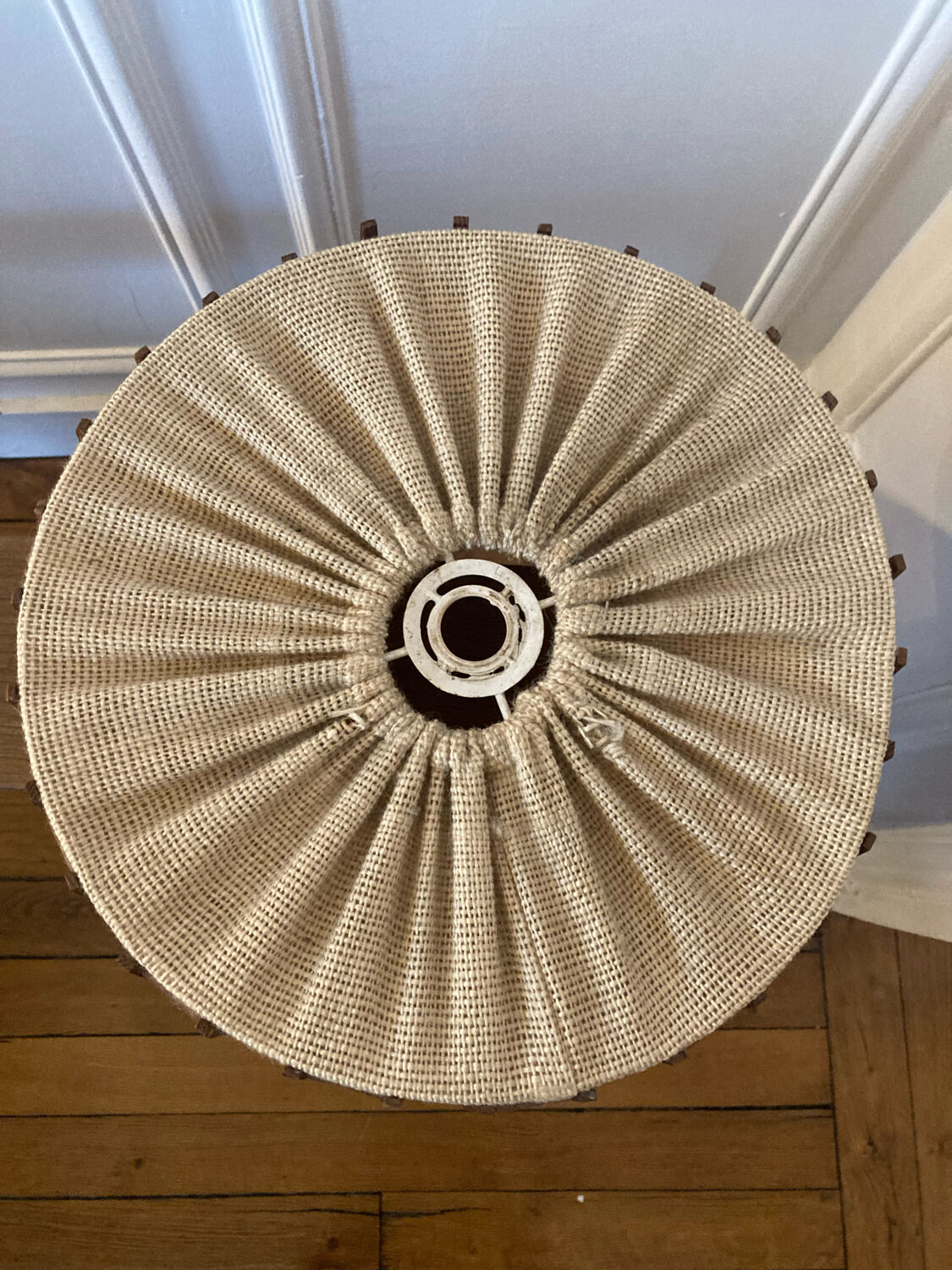 Orange vintage pendant lamp